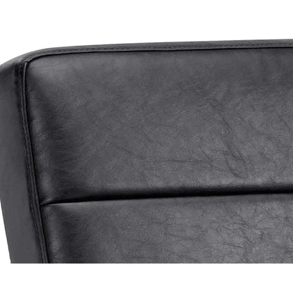 Jafar Leather Dining Armchair 2PC - LOOMLAN - SUNPAN - Dining Chairs