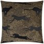 Jaglion Ebony Glam Black Tan Large Throw Pillow Insert - LOOMLAN - D.V. Kap - Throw Pillows