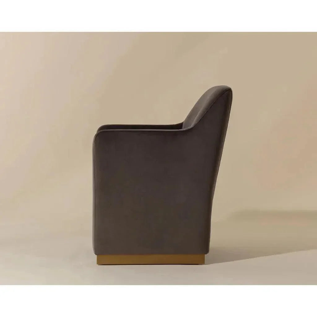 Jaime Fabric Dining Armchair - LOOMLAN - SUNPAN - Dining Chairs