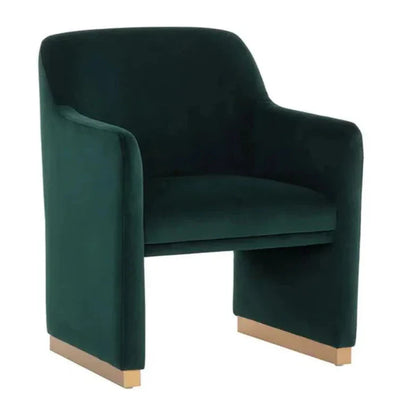 Jaime Fabric Dining Armchair - LOOMLAN - SUNPAN - Dining Chairs