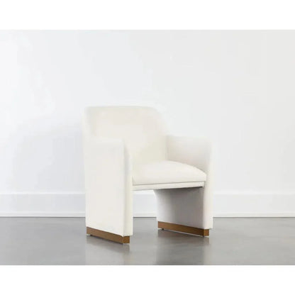 Jaime Fabric Dining Armchair - LOOMLAN - SUNPAN - Dining Chairs