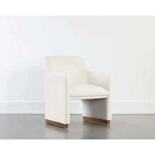 Jaime Fabric Dining Armchair - LOOMLAN - SUNPAN - Dining Chairs