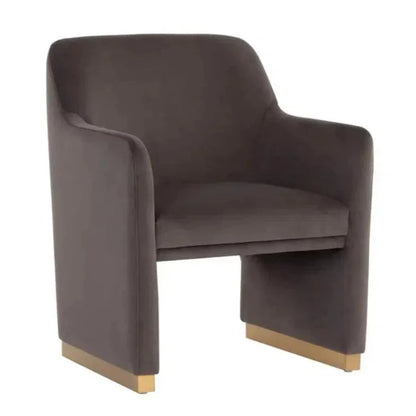 Jaime Fabric Dining Armchair - LOOMLAN - SUNPAN - Dining Chairs