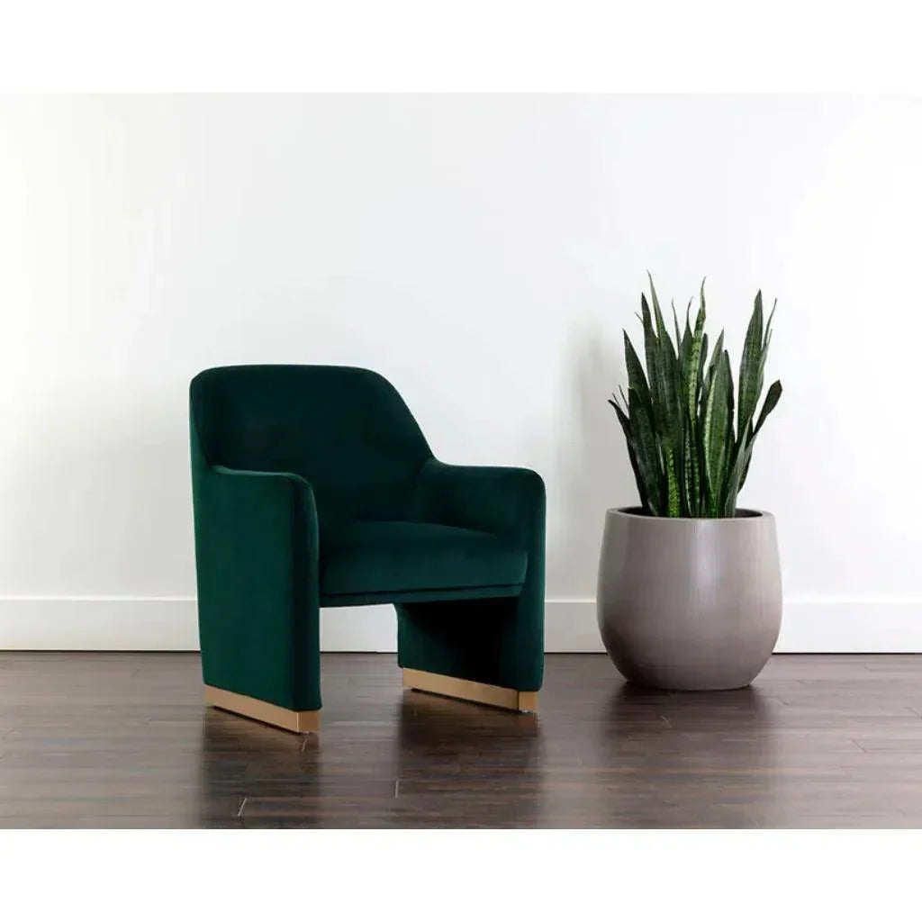 Jaime Fabric Lounge Chair - LOOMLAN - SUNPAN - Club Chairs