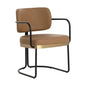 Jalen Leather Dining Armchair - LOOMLAN - SUNPAN - Dining Chairs
