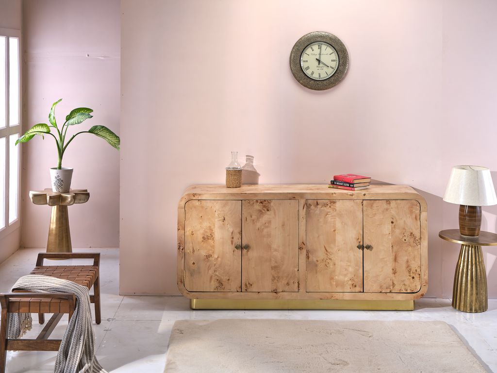 Jalthira Burl Wood Credenza