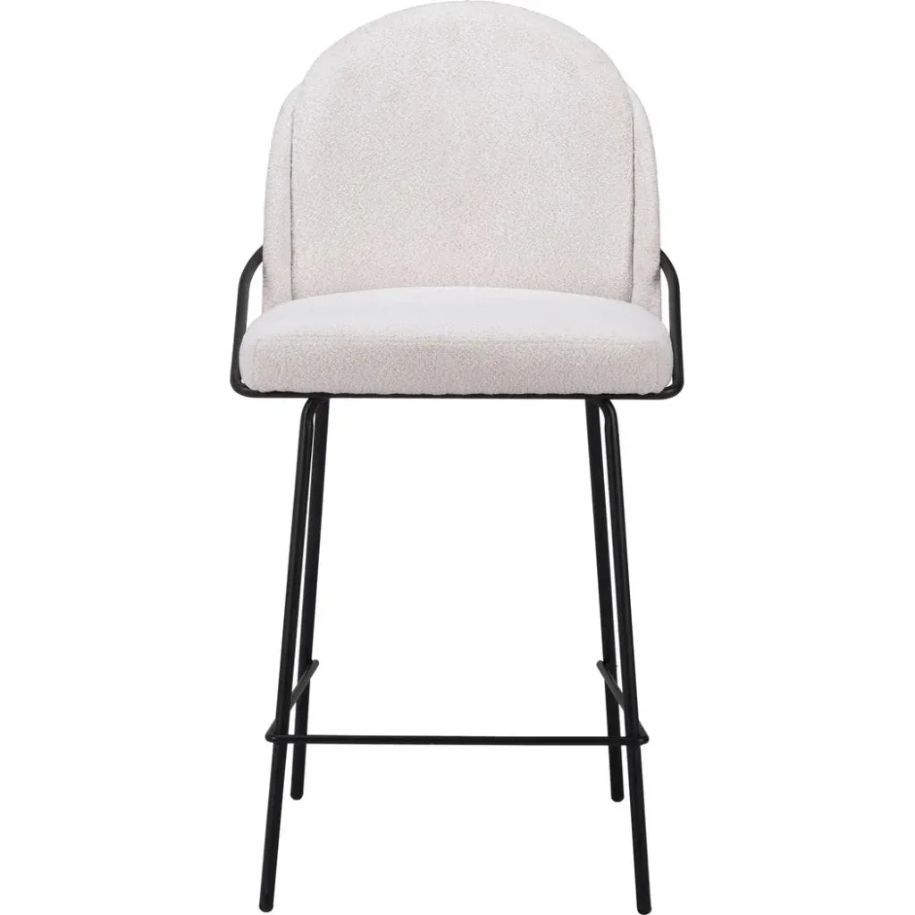 Jambi Counter Stool (Set of 2) Ivory - LOOMLAN - Zuo Modern - Counter Stools