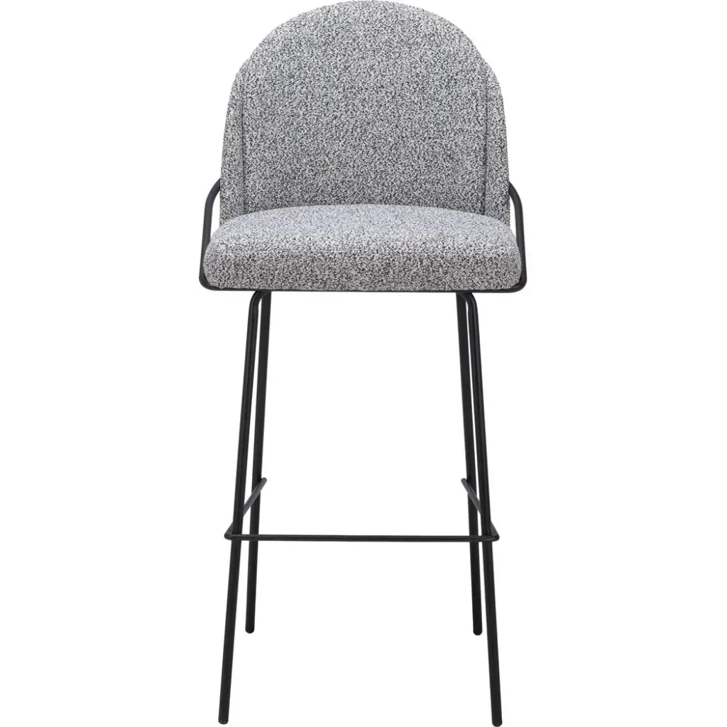 Jambi Barstool (Set of 2) Black & White - LOOMLAN - Zuo Modern - Bar Stools