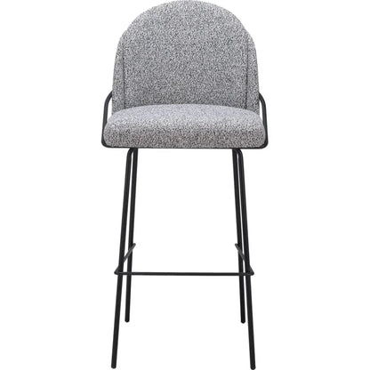 Jambi Barstool (Set of 2) Black & White - LOOMLAN - Zuo Modern - Bar Stools