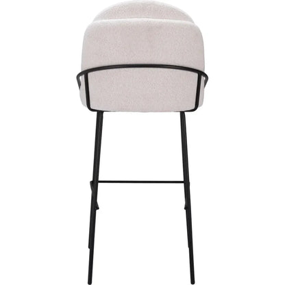 Jambi Barstool (Set of 2) Ivory - LOOMLAN - Zuo Modern - Bar Stools