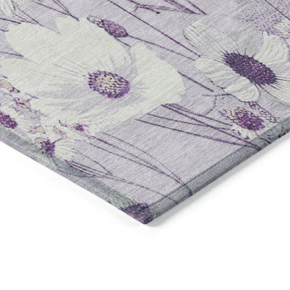 Jameera Purple Washable Indoor - Outdoor Rug - LOOMLAN - LOOMLAN Rugs - Outdoor Rugs