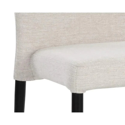 James Leather Stackable Dining Chair 2PC - LOOMLAN - SUNPAN - Dining Chairs