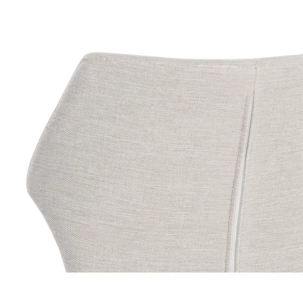 James Leather Stackable Dining Chair 2PC - LOOMLAN - SUNPAN - Dining Chairs