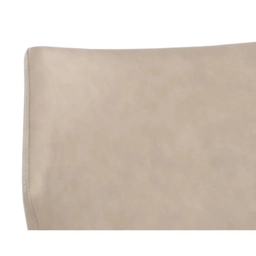 James Leather Stackable Dining Chair 2PC - LOOMLAN - SUNPAN - Dining Chairs