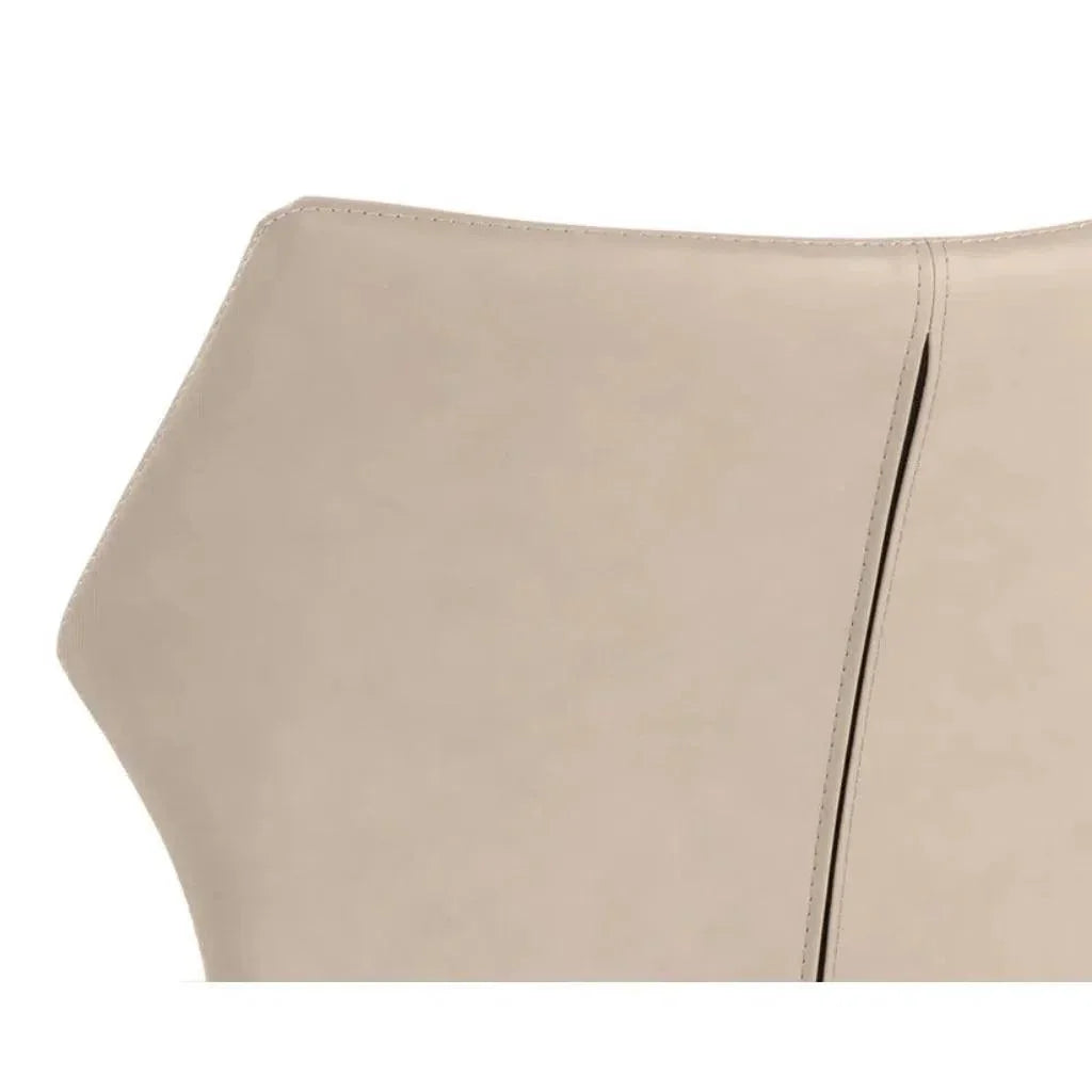 James Leather Stackable Dining Chair 2PC - LOOMLAN - SUNPAN - Dining Chairs