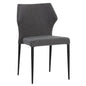 James Leather Stackable Dining Chair 2PC - LOOMLAN - SUNPAN - Dining Chairs