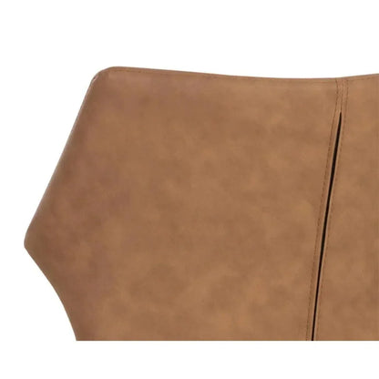 James Leather Stackable Dining Chair 2PC - LOOMLAN - SUNPAN - Dining Chairs