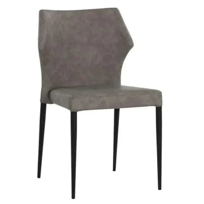 James Leather Stackable Dining Chair 2PC - LOOMLAN - SUNPAN - Dining Chairs