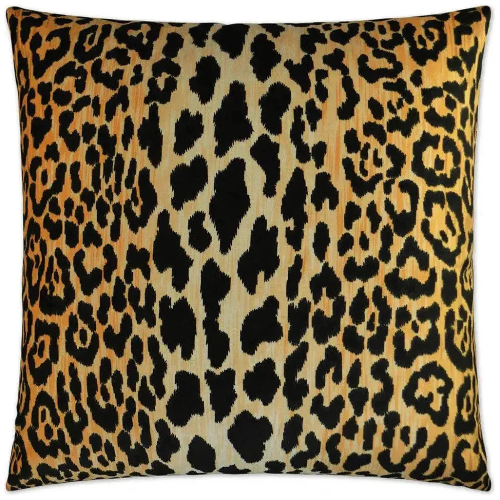 Jamil Animal Orange Brown Large Throw Pillow Insert - LOOMLAN - D.V. Kap - Throw Pillows