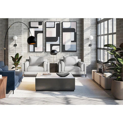 Jamille Media Console & Cabinet Soft Close Doors - LOOMLAN - SUNPAN - TV Stands & Media Centers