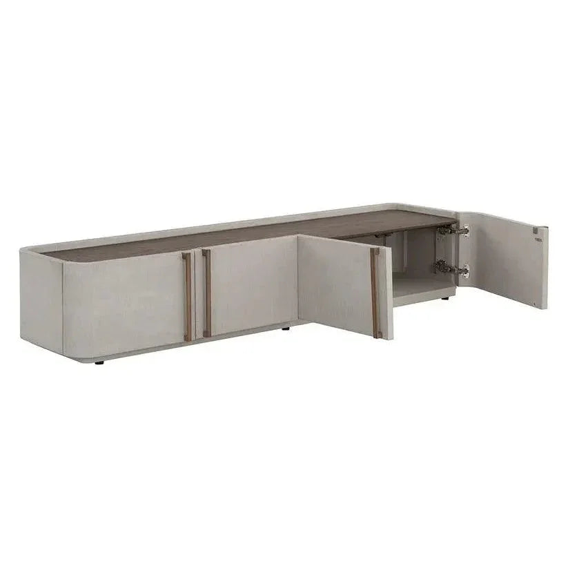 Jamille Media Console & Cabinet Soft Close Doors - LOOMLAN - SUNPAN - TV Stands & Media Centers