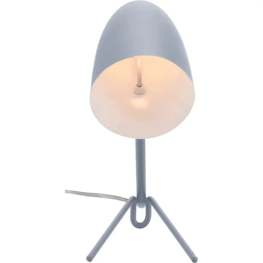 Jamison Table Lamp Matte Gray - LOOMLAN - Zuo Modern - Table Lamps