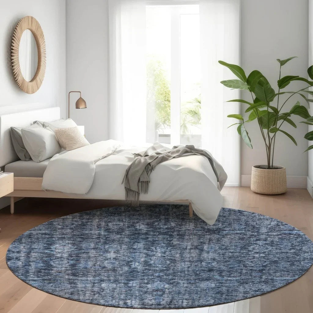 Jane Blue Washable Indoor - Outdoor Rug - LOOMLAN - LOOMLAN Rugs - Outdoor Rugs