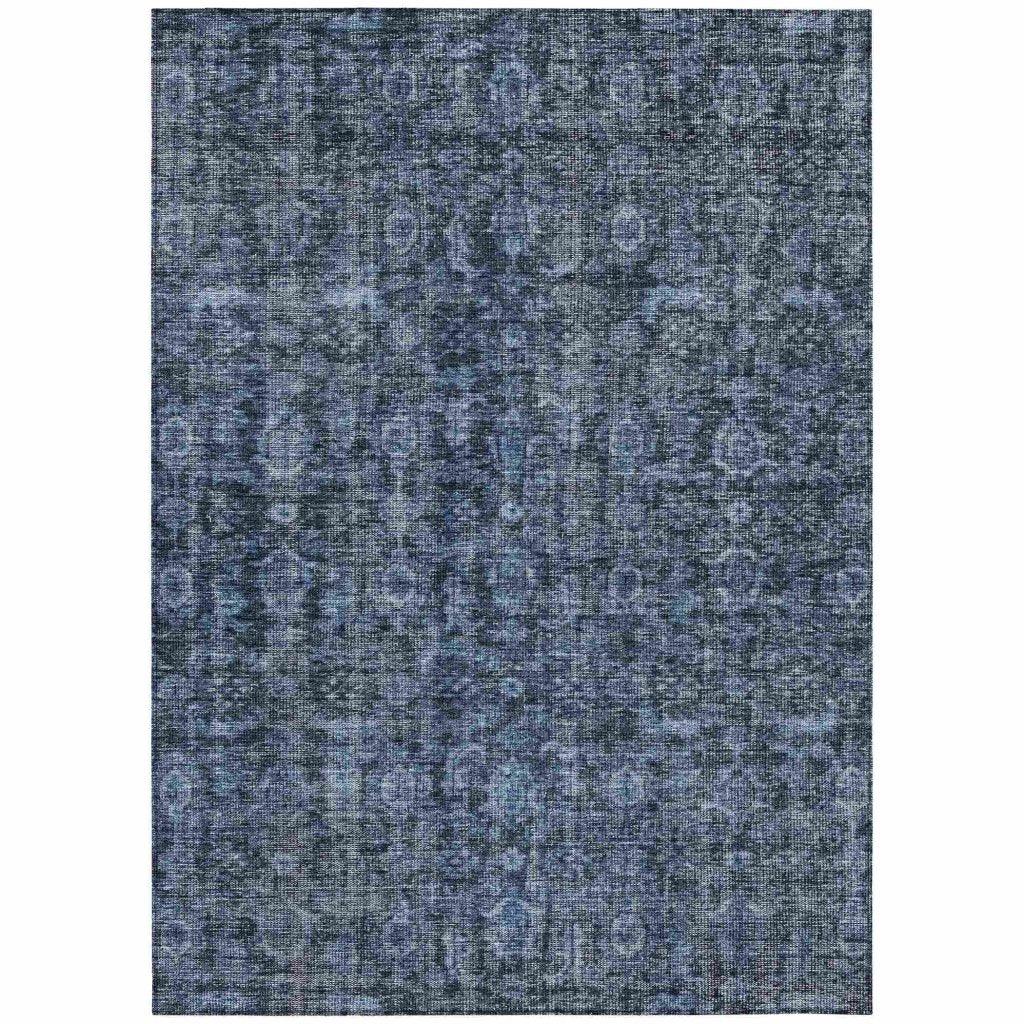 Jane Blue Washable Indoor - Outdoor Rug - LOOMLAN - LOOMLAN Rugs - Outdoor Rugs