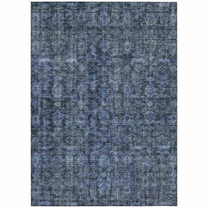 Jane Blue Washable Indoor - Outdoor Rug - LOOMLAN - LOOMLAN Rugs - Outdoor Rugs