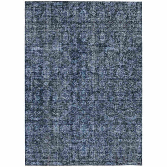Jane Blue Washable Indoor - Outdoor Rug - LOOMLAN - LOOMLAN Rugs - Outdoor Rugs