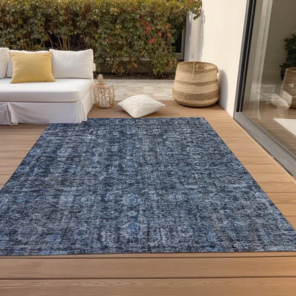 Jane Blue Washable Indoor - Outdoor Rug - LOOMLAN - LOOMLAN Rugs - Outdoor Rugs