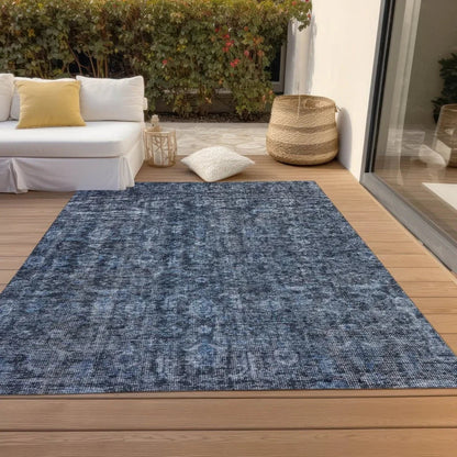 Jane Blue Washable Indoor - Outdoor Rug - LOOMLAN - LOOMLAN Rugs - Outdoor Rugs