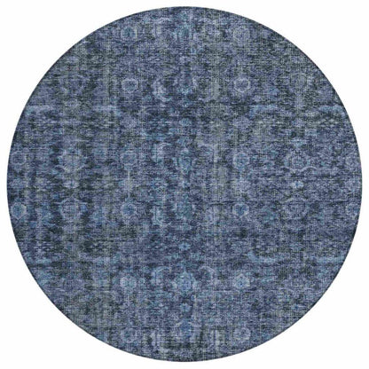 Jane Blue Washable Indoor - Outdoor Rug - LOOMLAN - LOOMLAN Rugs - Outdoor Rugs