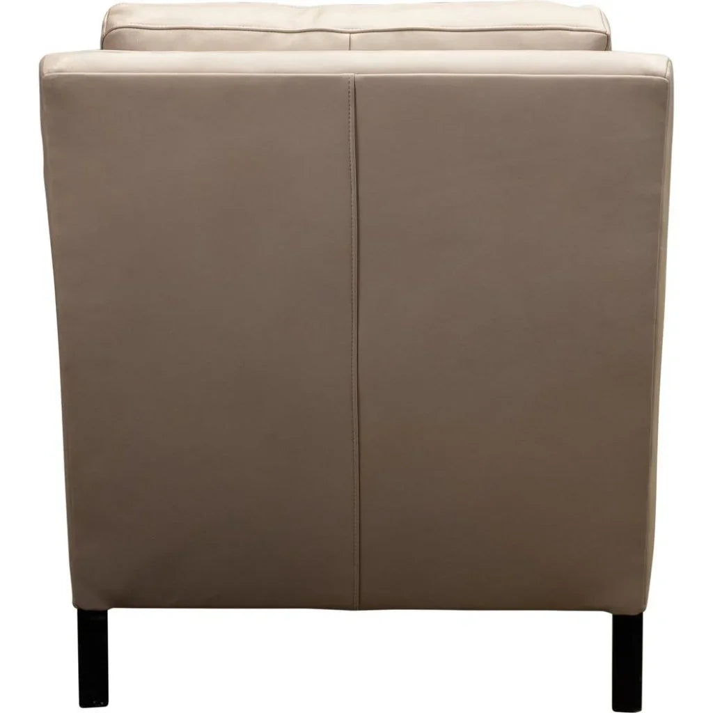 Jane Classic Design Leather Chair - LOOMLAN - Olivia + Quinn - Club Chairs