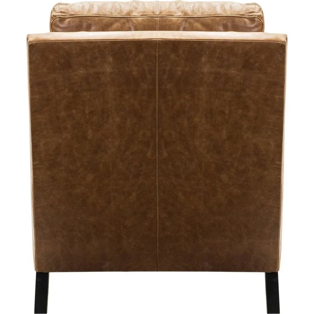 Jane Classic Design Leather Chair - LOOMLAN - Olivia + Quinn - Club Chairs