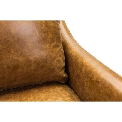 Jane Classic Design Leather Chair - LOOMLAN - Olivia + Quinn - Club Chairs