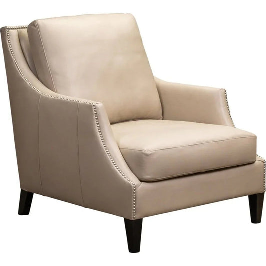 Jane Classic Design Leather Chair - LOOMLAN - Olivia + Quinn - Club Chairs