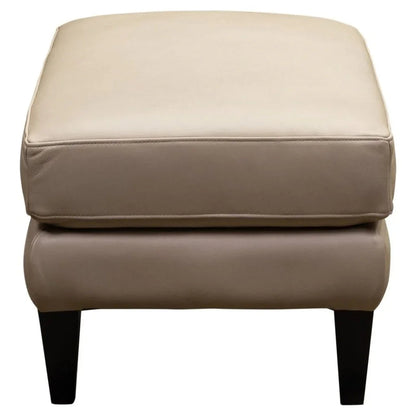 Jane Classical Design Leather Ottoman - LOOMLAN - Olivia + Quinn - Ottomans