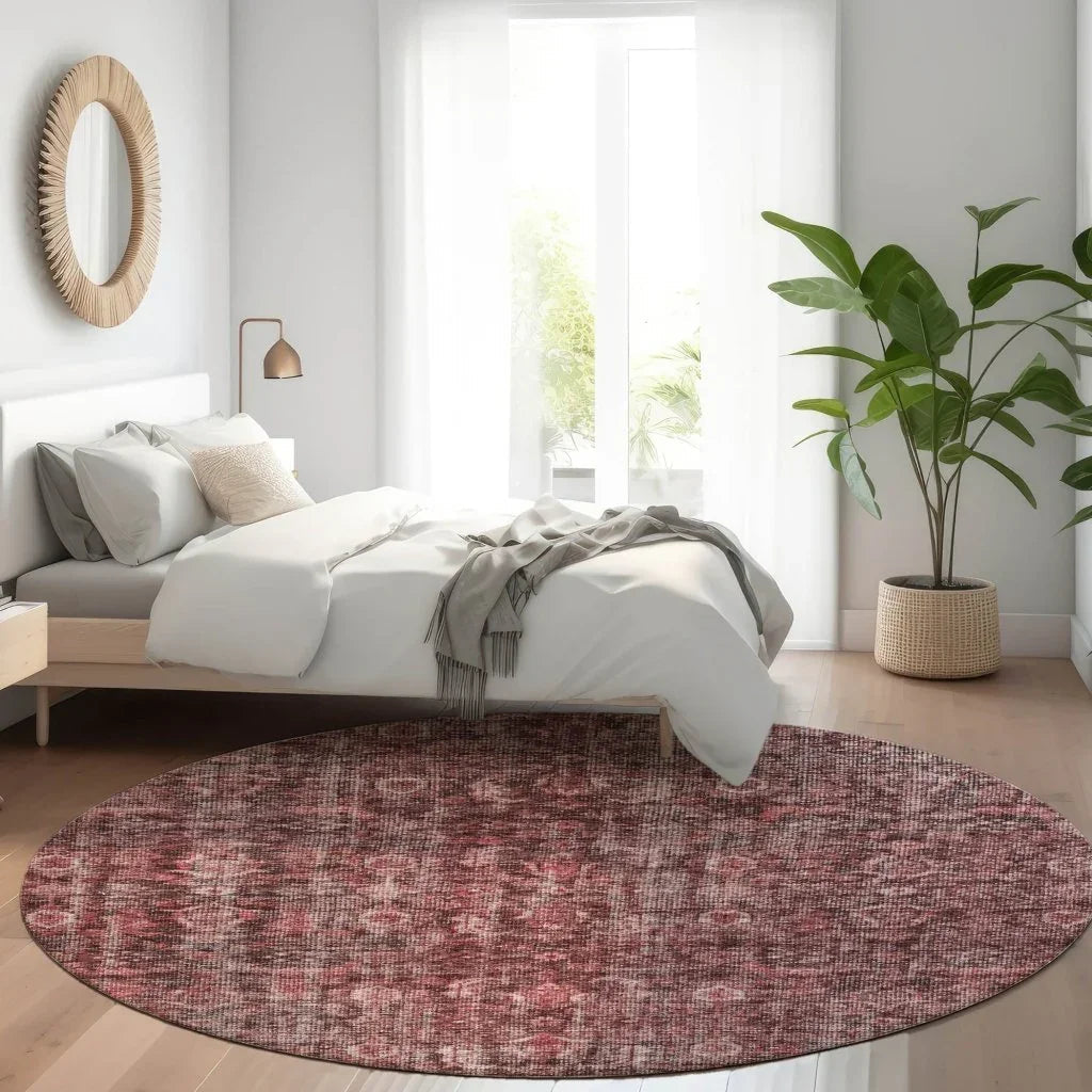 Jane Pink Washable Indoor - Outdoor Rug - LOOMLAN - LOOMLAN Rugs - Outdoor Rugs