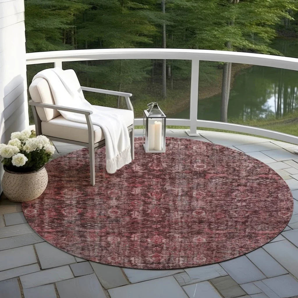 Jane Pink Washable Indoor - Outdoor Rug - LOOMLAN - LOOMLAN Rugs - Outdoor Rugs