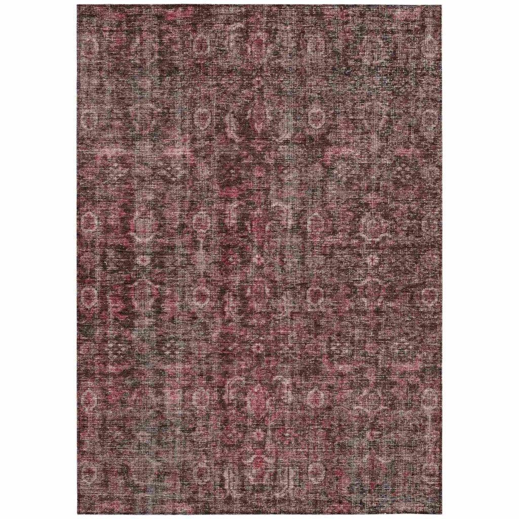 Jane Pink Washable Indoor - Outdoor Rug - LOOMLAN - LOOMLAN Rugs - Outdoor Rugs