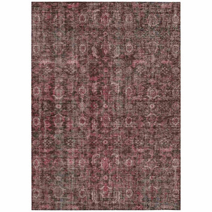 Jane Pink Washable Indoor - Outdoor Rug - LOOMLAN - LOOMLAN Rugs - Outdoor Rugs
