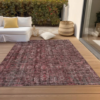 Jane Pink Washable Indoor - Outdoor Rug - LOOMLAN - LOOMLAN Rugs - Outdoor Rugs