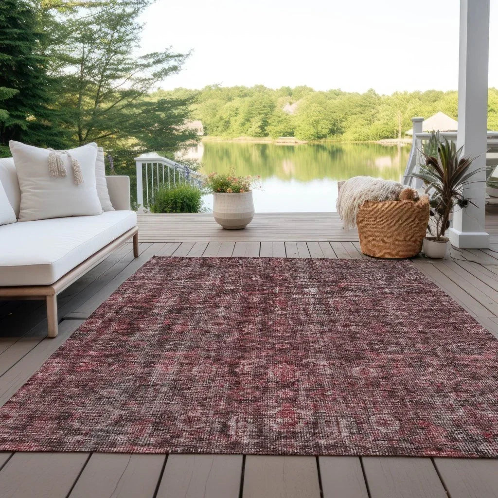 Jane Pink Washable Indoor - Outdoor Rug - LOOMLAN - LOOMLAN Rugs - Outdoor Rugs