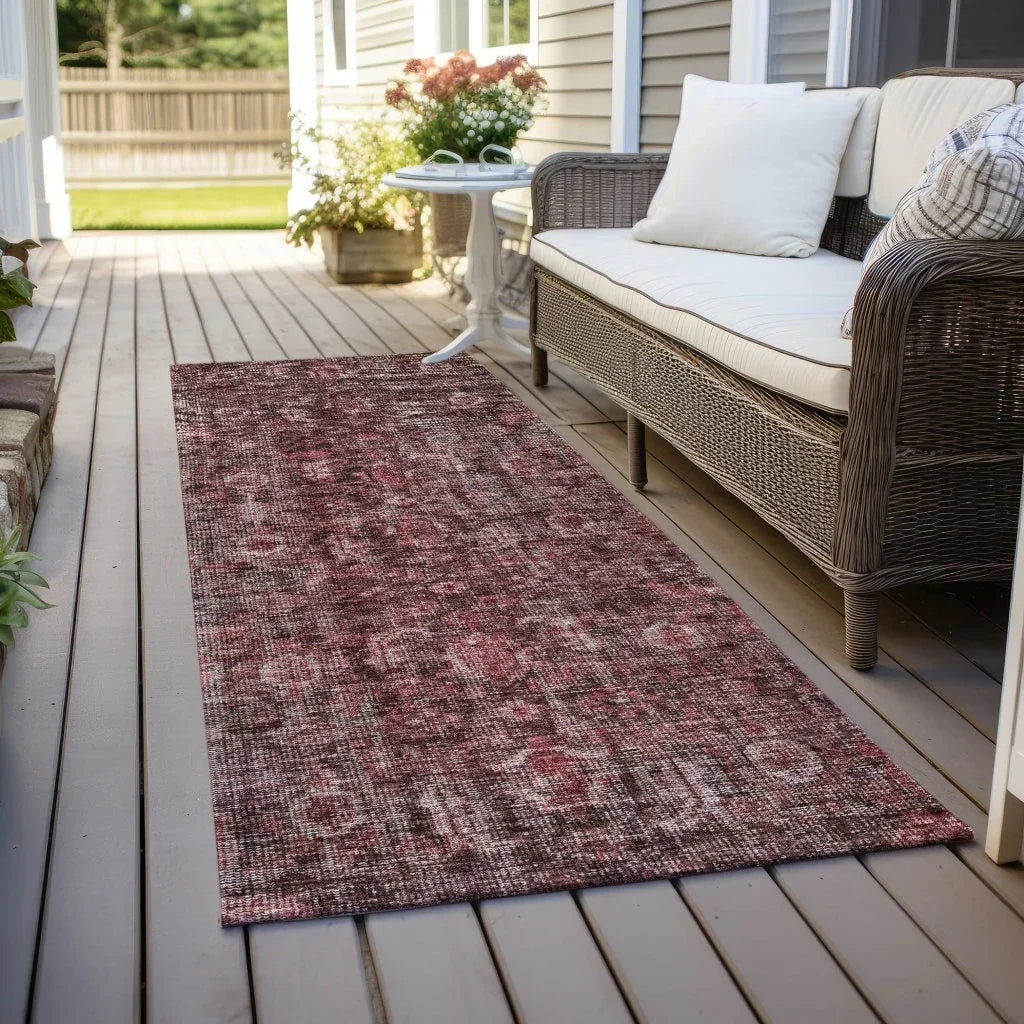 Jane Pink Washable Indoor - Outdoor Rug - LOOMLAN - LOOMLAN Rugs - Outdoor Rugs