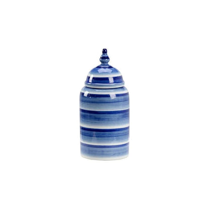Janice Hand Painted Ceramic Jar - LOOMLAN - Chelsea House - Vases & Jars