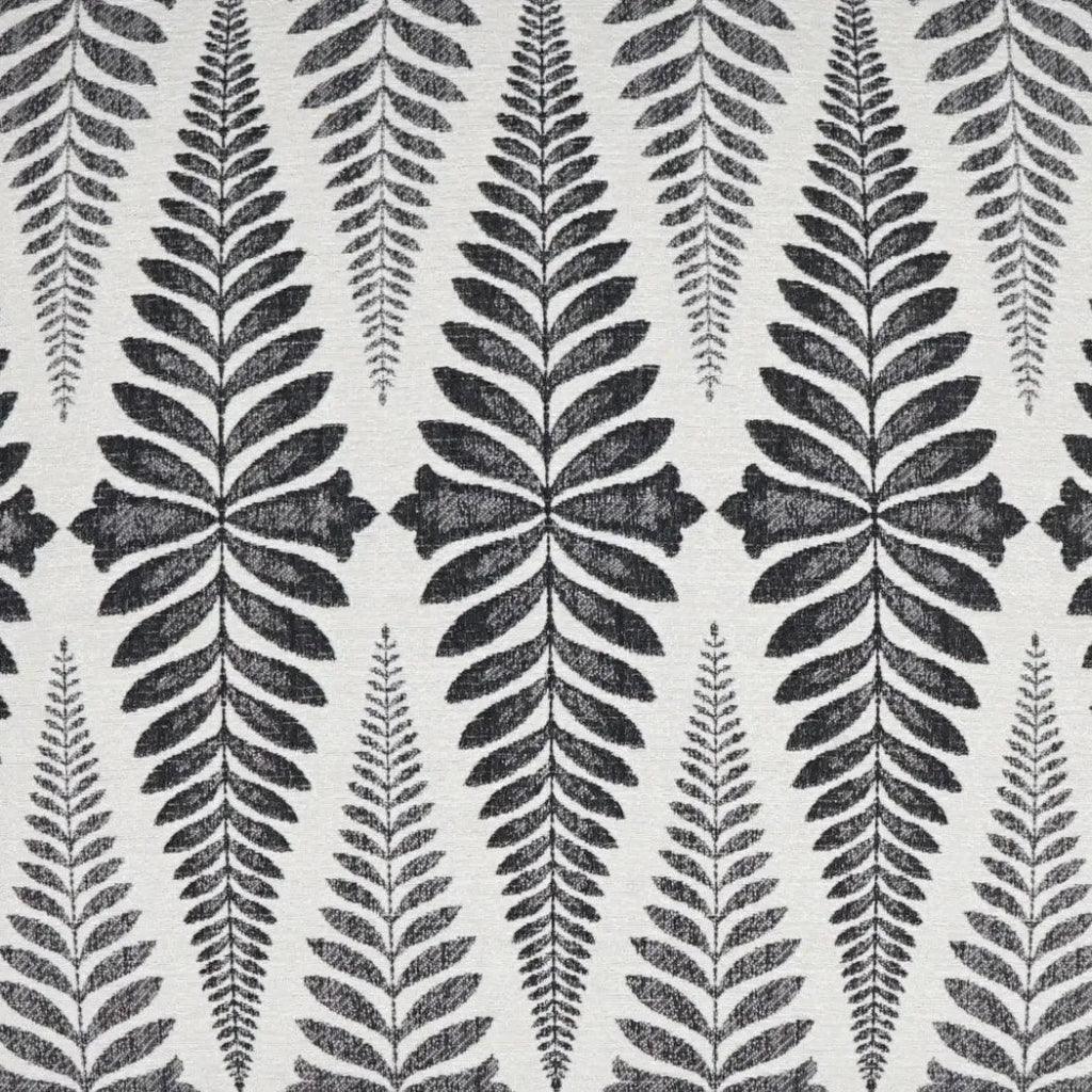 Jantar Charcoal Floral Black Large Throw Pillow Insert - LOOMLAN - D.V. Kap - Throw Pillows