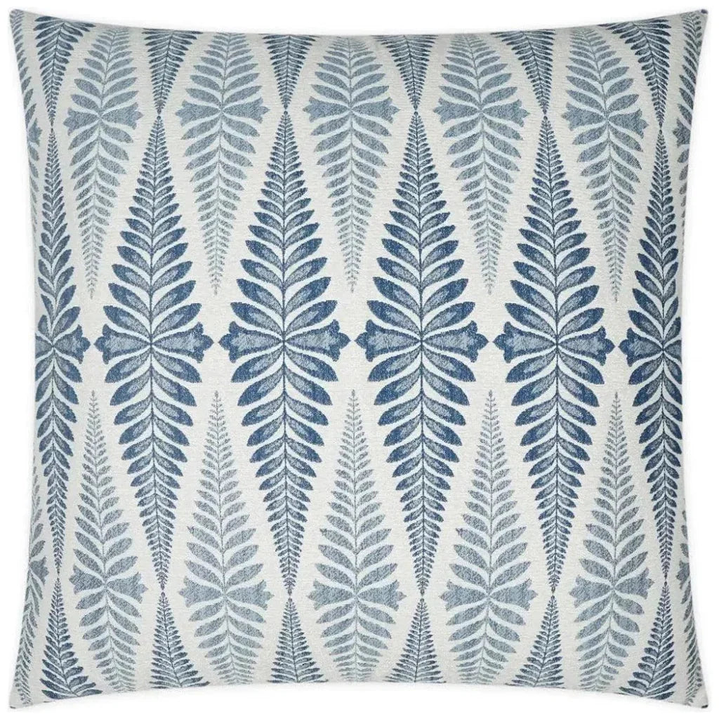Jantar Indigo Floral Blue Large Throw Pillow Insert - LOOMLAN - D.V. Kap - Throw Pillows