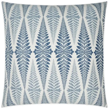 Jantar Indigo Floral Blue Large Throw Pillow Insert - LOOMLAN - D.V. Kap - Throw Pillows