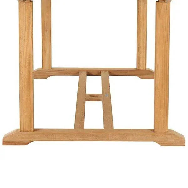 January Extendable Oval Teak Outdoor Dining Table-Outdoor Dining Tables-HiTeak-LOOMLAN